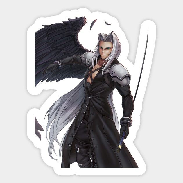 Sephiroth (Ultimate) Sticker by hybridmink